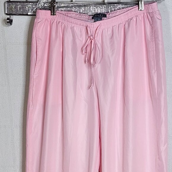 Koret Woman Light Pink Cotton Poly Lined Elastic Waist PullOn Jogger Pant Sz 18W - Picture 2 of 16